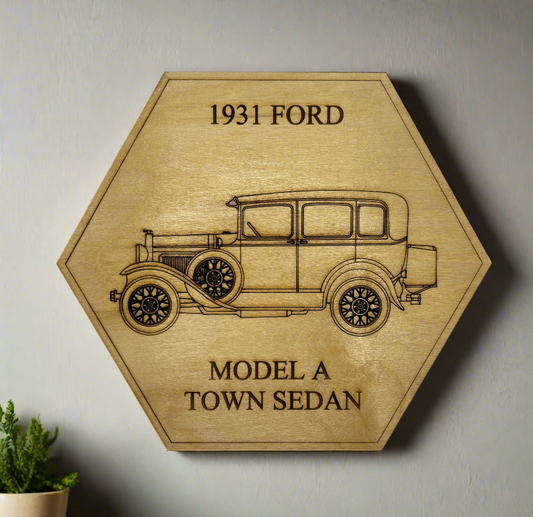 1931 Ford Model A Display or Wall Art (1 piece)